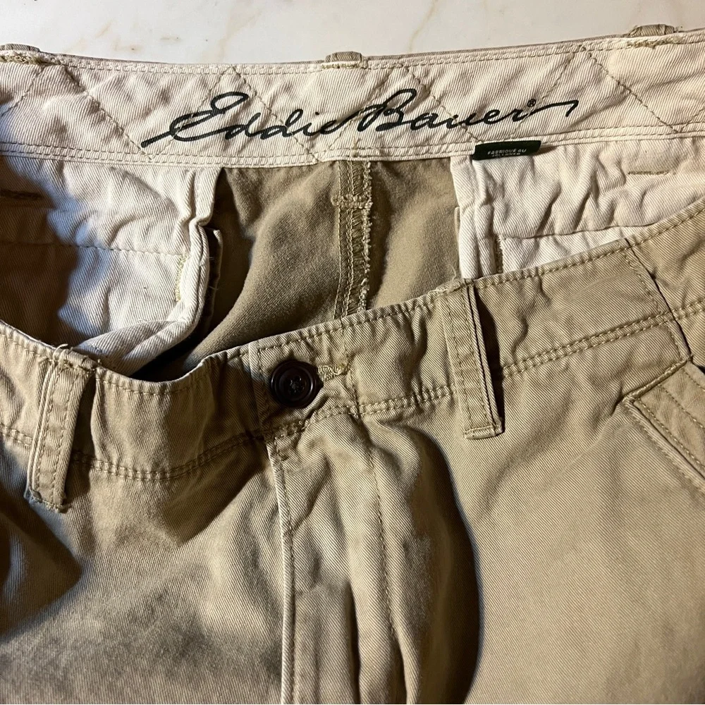 Eddie Bauer Cargo Pants Very Good Condition 100% Cotton Size 36x34 - Picture 11 of 16